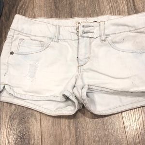 Light blue Jean shorts